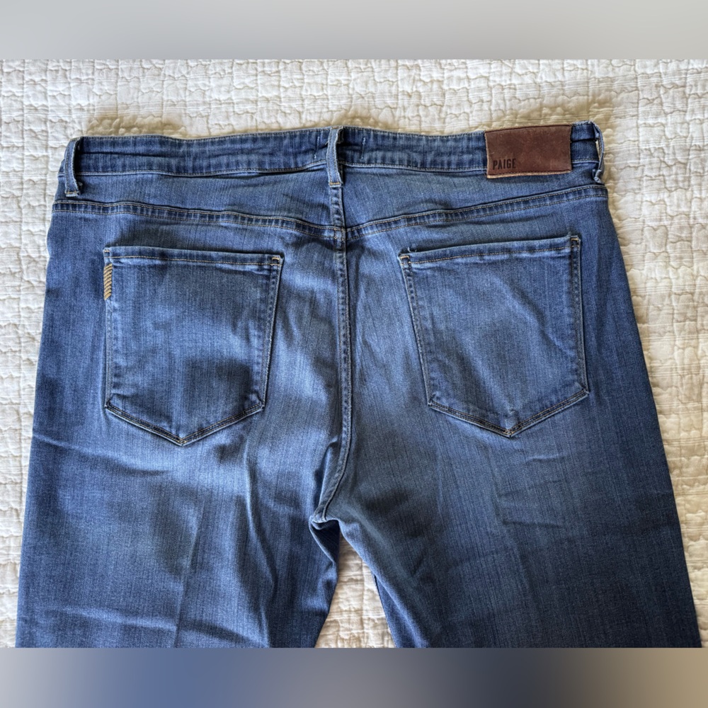 PAIGE Blue Slim Jeans Classic Denim, 36x31🦋